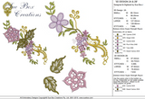 3D Flower Design 2 Embroidery - 14 -  Floral Illusions - by Sue Box