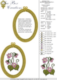 Applique Antique Oval 3 Design Set Embroidery Motif - 22 by Sue Box