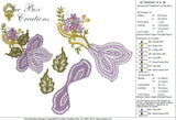 3D Flower Design 1 Embroidery Motif - 13 by Sue Box