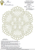 Lace - Designer Lace Doily Embroidery Motif  by Sue Box