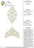 Lace - Insert and Lacy Flower Embroidery Motif by Sue Box