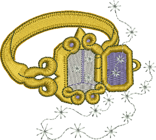 Fairy Ring and Fairy Dust Embroidery Motif by Sue Box