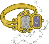 Fairy Ring and Fairy Dust Embroidery Motif by Sue Box