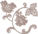 Fleur Embroidery Design by Sue Box