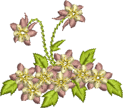 Flower 4 Embroidery design by Sue Box