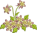 Flower 4 Embroidery design by Sue Box