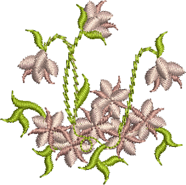 Flower 5 Embroidery design by Sue Box