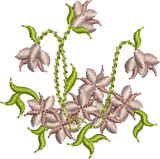 Flower 5 Embroidery design by Sue Box