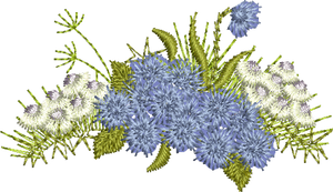 Flower 6 Embroidery design by Sue Box