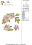 Briar Center Embroidery Motif -10 - Golden Classic - by Sue Box