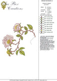 Golden Classics Rose Borders 2 Embroidery Motif - 15 by Sue Box