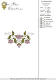 Flower Array Embroidery Motif - 25 - Golden Classic - by Sue Box