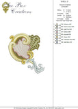 SeaShell 2 Embroidery Motif - 30 - Golden Classic - by Sue Box