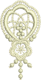 Lace Ghita Pearl 2 Embroidery design by Sue Box