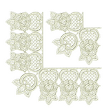 Lace Abir Border Corners Embroidery Motif - 04 by Sue Box