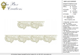 Lace Abir Leaf Borders Embroidery Motif - 05 by Sue Box
