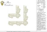 Lace - Abir Leaf Corners Embroidery Motif - 06 by Sue Box