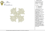Lace Peridot Motif Embroidery Design - 16 by Sue Box