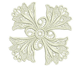 Lace Peridot Motif Embroidery Design - 16 by Sue Box