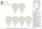 Lace Krystal Borders Embroidery Motif - 17 by Sue Box