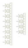 Lace Krystal Borders Narrow Embroidery Motif - 19 by Sue Box