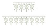 Lace Krystal Borders Narrow Embroidery Motif - 19 by Sue Box
