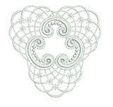 Lace Tamah Motif Embroidery Design - 21 by Sue Box