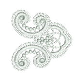 Lace Tamah Edge Embroidery Motif - 22 by Sue Box