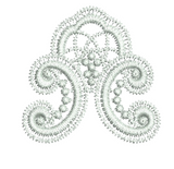 Lace Tamah Edge Embroidery Motif - 22 by Sue Box