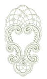 Lace Tamah Corner Embroidery Motif - 23 by Sue Box
