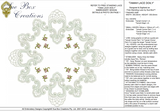 Lace - Tamah Lace Doily Embroidery Motif - 24 by Sue Box