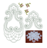 Lace - Tamah Lace Doily Embroidery Motif - 24 by Sue Box