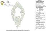 Lace - Krystal Embroidery Motif - 30 by Sue Box
