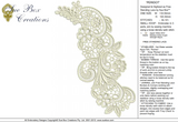 Lace - Peridot Embroidery Motif - 31 by Sue Box