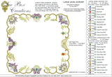 Jewel Border Large - Embroidery Motif - 03LG by Sue Box