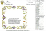 Jewel Border Small - Embroidery Motif - 03 SM by Sue Box