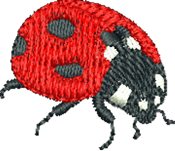 Lady Bug - Beetle 4 Embroidery Motif - Natures Pals by Sue Box