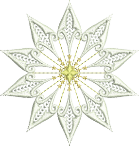 Christmas Light of Bethlehem Embroidery Motif by Sue Box