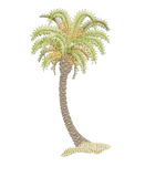 Palm Tree -B Embroidery Motif - 04 - Sue Box Moroccan designs