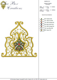 Fretwork Embroidery Motif - 08 - Sue Box Moroccan designs