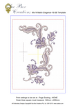 Machine Embroidery Motif -16 - Mix N Match Elegance - by Sue Box