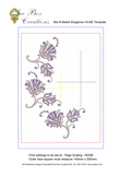 Machine Embroidery Motif -19 - Mix N Match Elegance - by Sue Box