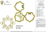 Jewel Motif Borders Set 2 - Corner 1 - 15 - by Sue Box