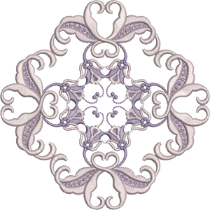 Machine Embroidery Motif -02 - Mix N Match Elegance - by Sue Box