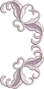 Machine Embroidery Motif -04 - Mix N Match Elegance - by Sue Box