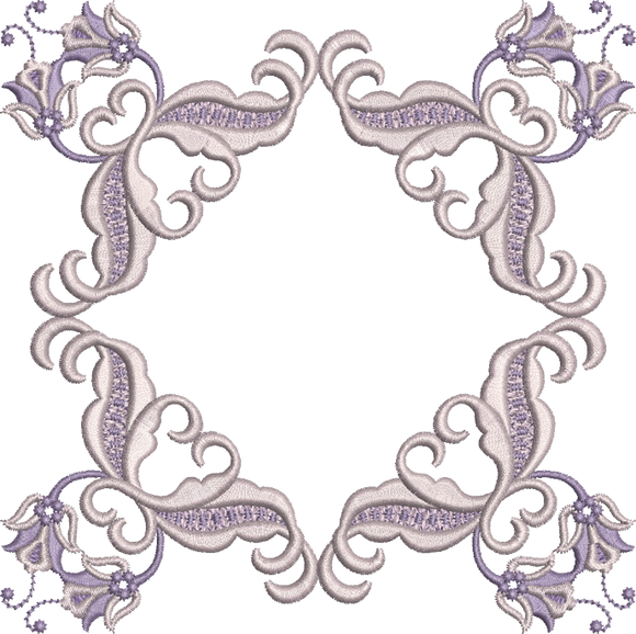 Machine Embroidery Motif -08 - Mix N Match Elegance - by Sue Box