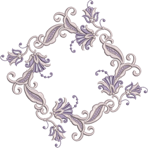 Machine Embroidery Motif -17 - Mix N Match Elegance - by Sue Box