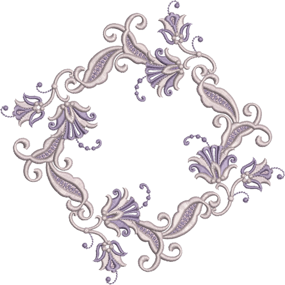 Machine Embroidery Motif -17 - Mix N Match Elegance - by Sue Box
