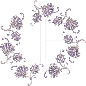 Machine Embroidery Motif -19 - Mix N Match Elegance - by Sue Box