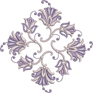 Machine Embroidery Motif -26 - Mix N Match Elegance - by Sue Box